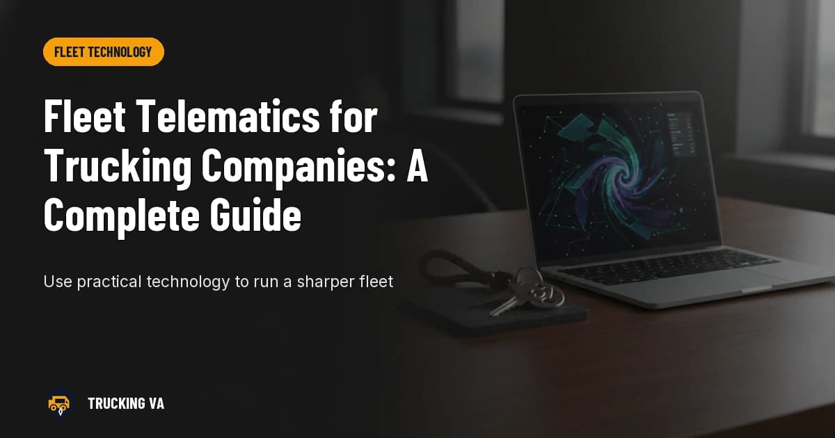 Fleet Telematics for Trucking Companies: A Complete Guide trucking guide thumbnail