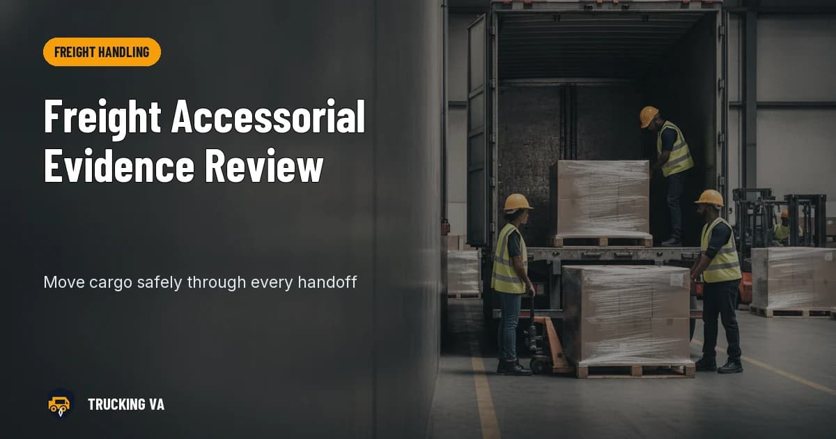 Freight Accessorial Evidence Review trucking guide thumbnail