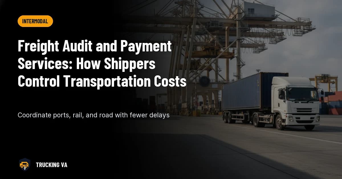 Freight Audit and Payment Services: How Shippers Control Transportation Costs trucking guide thumbnail