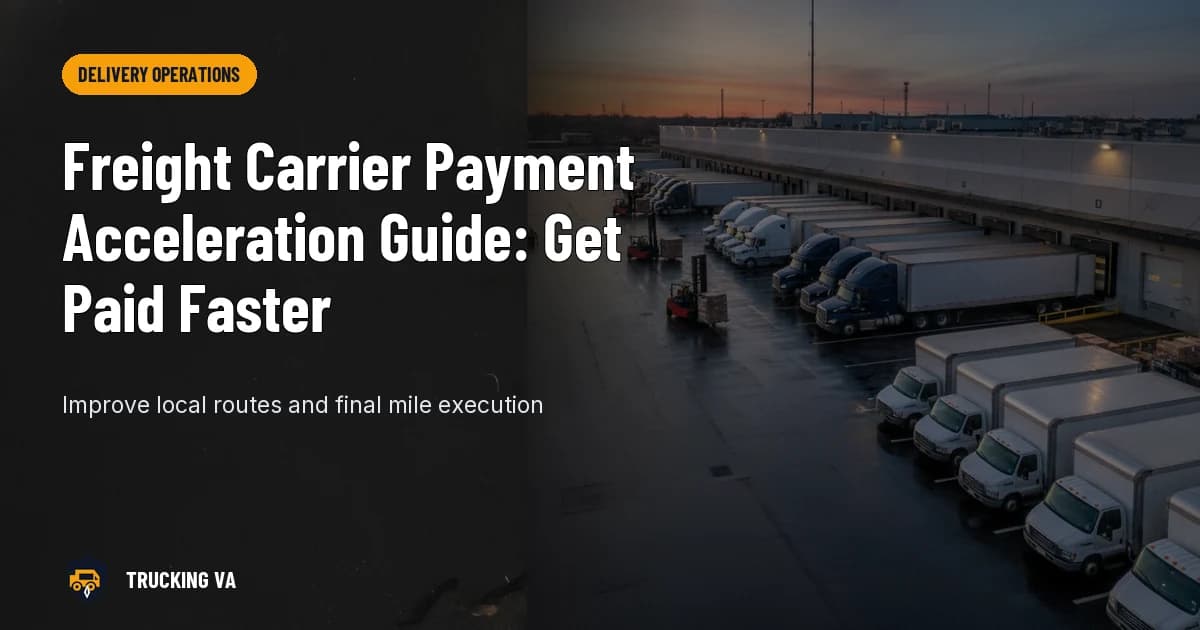 Freight Carrier Payment Acceleration Guide: Get Paid Faster trucking guide thumbnail