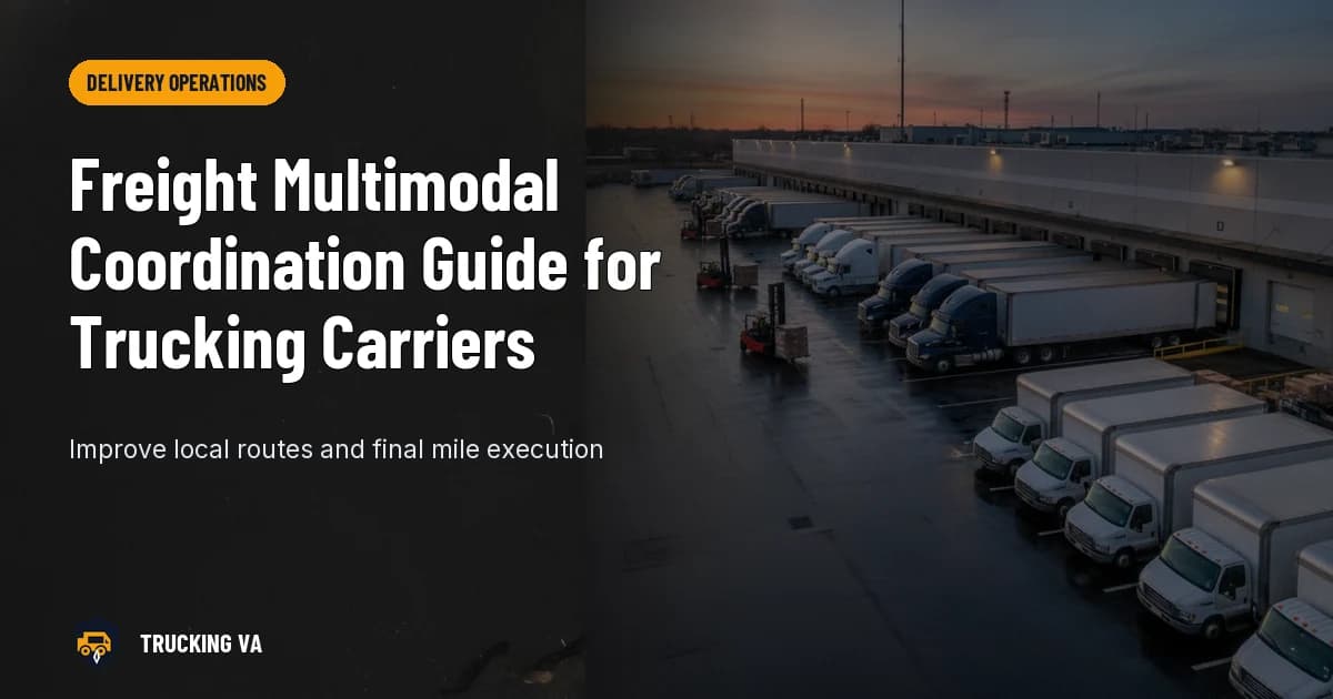 Freight Multimodal Coordination Guide for Trucking Carriers trucking guide thumbnail