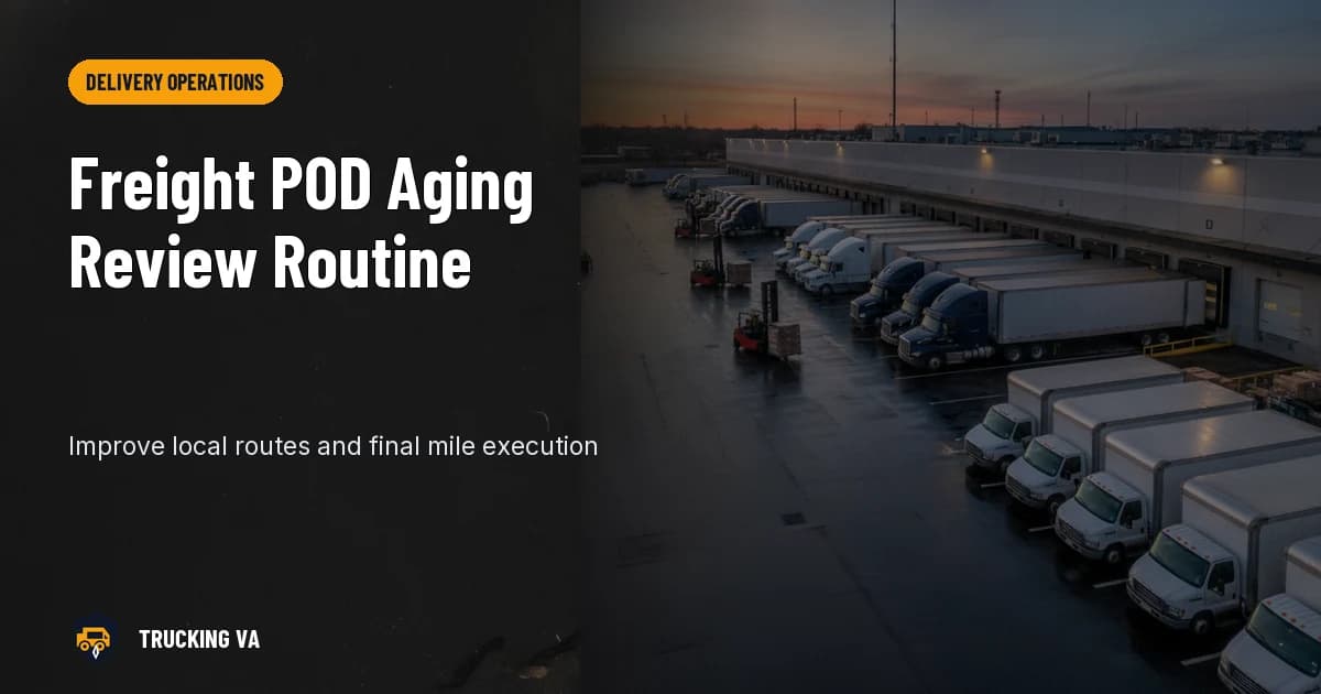 Freight POD Aging Review Routine trucking guide thumbnail