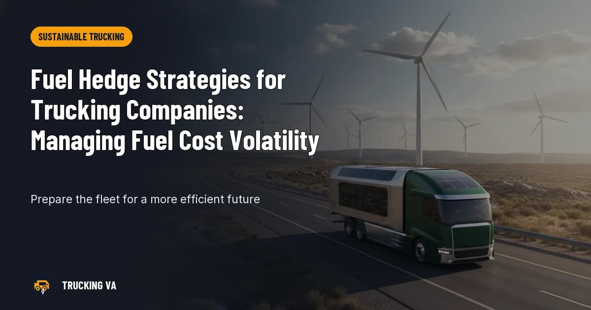 Fuel Hedge Strategies for Trucking Companies: Managing Fuel Cost Volatility trucking guide thumbnail