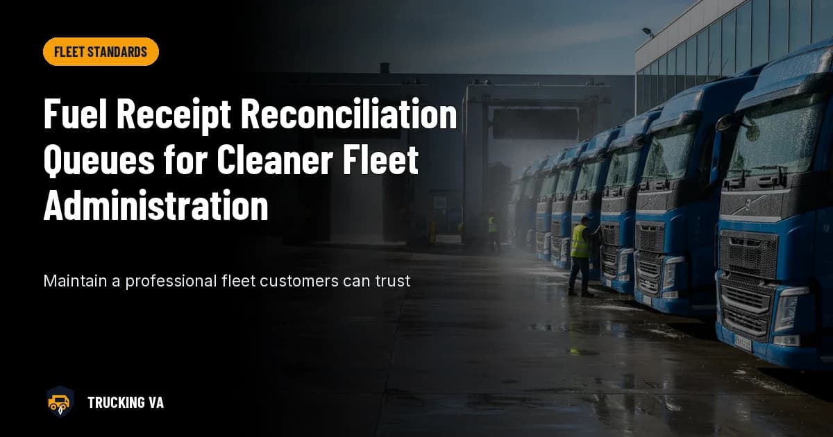 Fuel Receipt Reconciliation Queues for Cleaner Fleet Administration trucking guide thumbnail