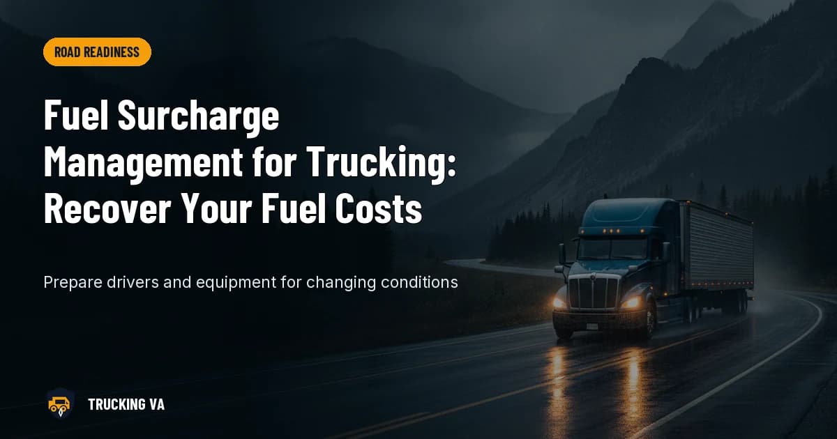 Fuel Surcharge Management for Trucking: Recover Your Fuel Costs trucking guide thumbnail