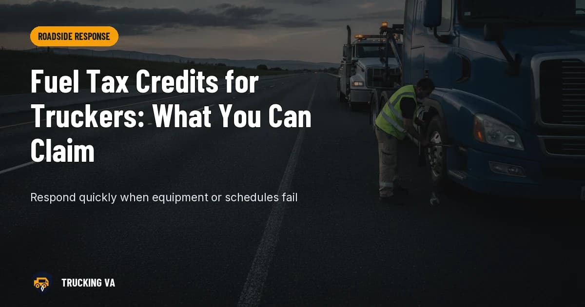 Fuel Tax Credits for Truckers: What You Can Claim trucking guide thumbnail