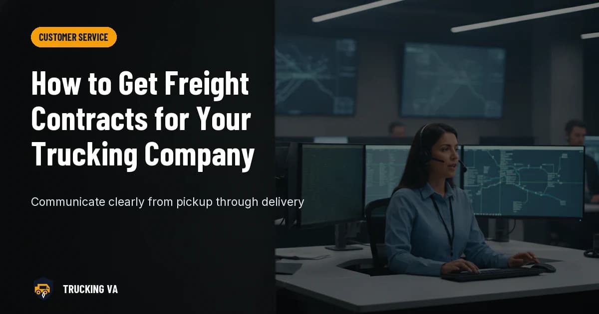 How to Get Freight Contracts for Your Trucking Company trucking guide thumbnail