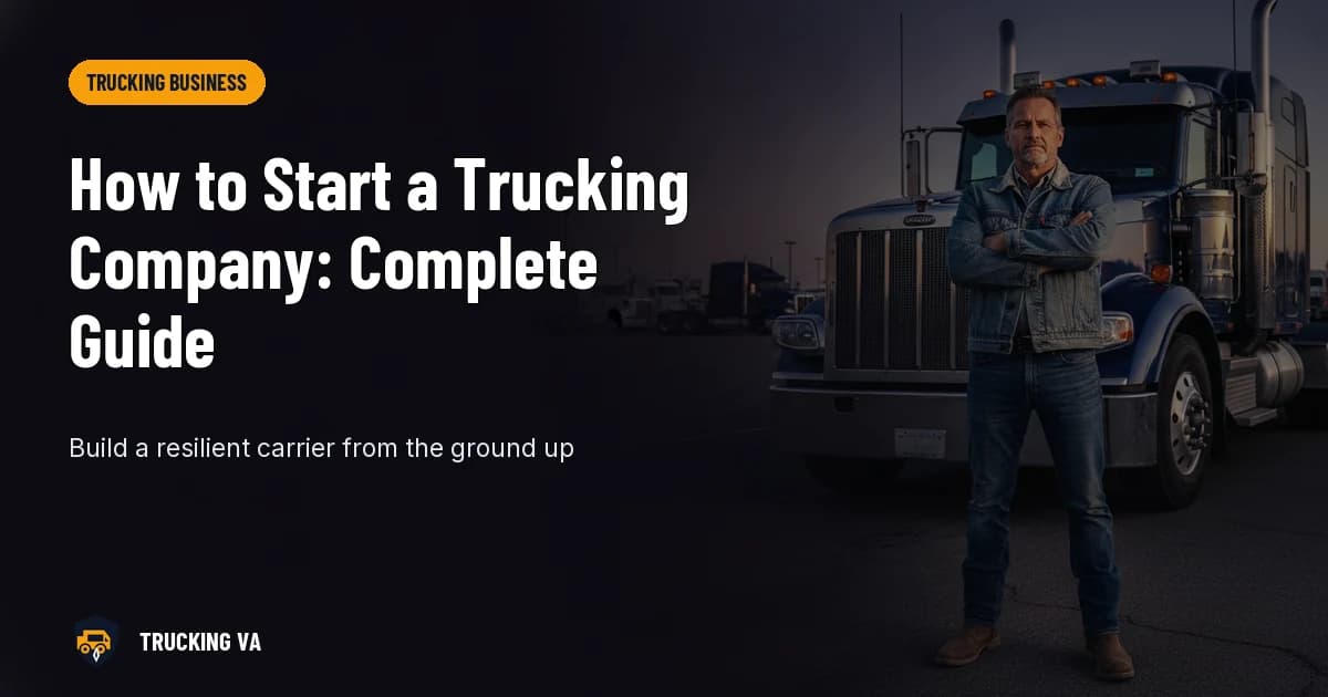How to Start a Trucking Company: Complete Guide trucking guide thumbnail