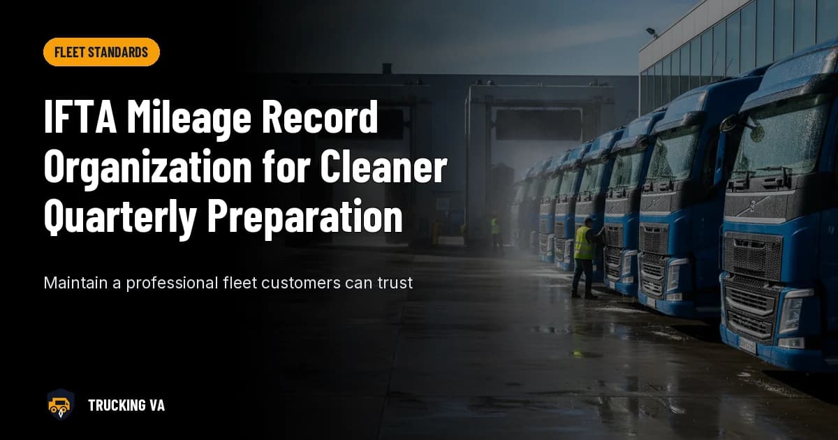 IFTA Mileage Record Organization for Cleaner Quarterly Preparation trucking guide thumbnail