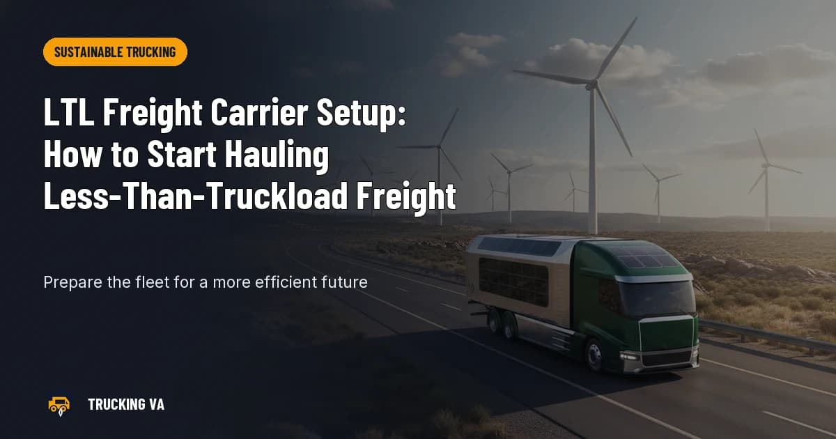 LTL Freight Carrier Setup: How to Start Hauling Less-Than-Truckload Freight trucking guide thumbnail