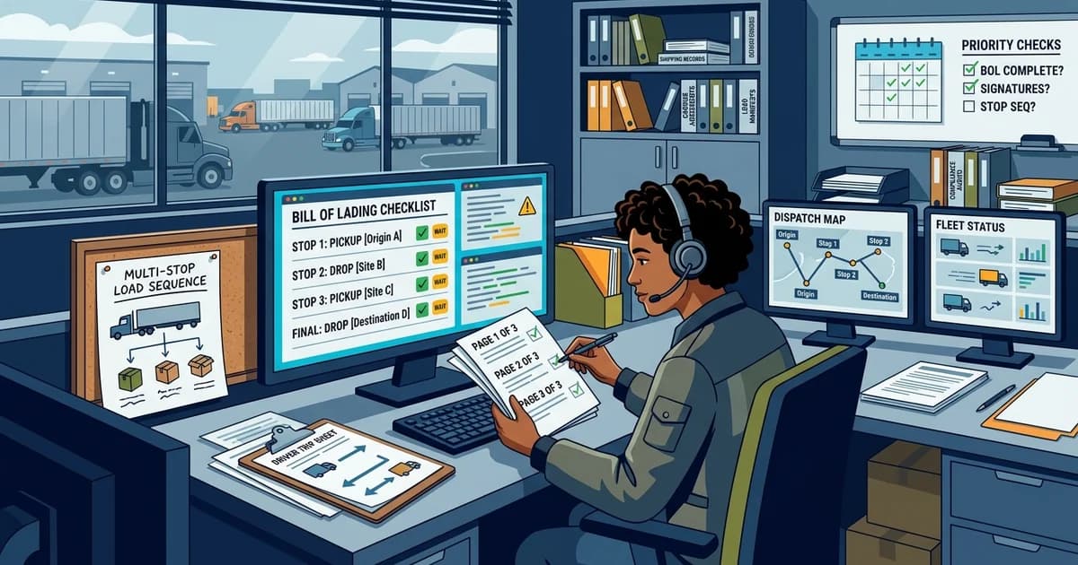 Checking Bill of Lading Page Completeness on Multi-Stop Loads trucking guide thumbnail