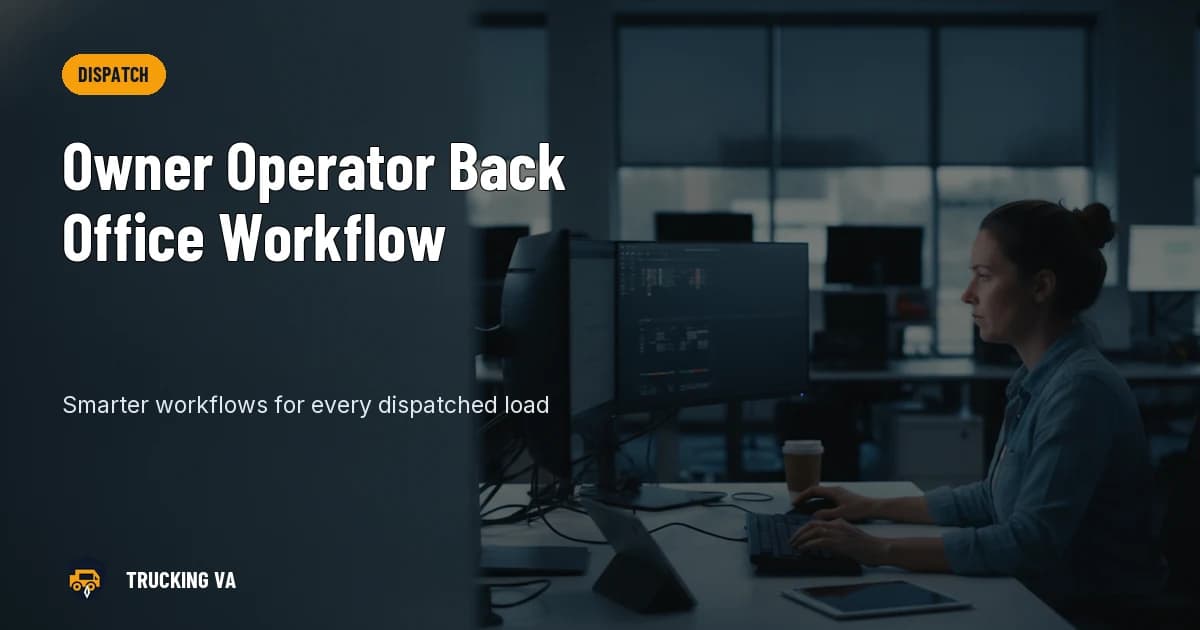 Owner Operator Back Office Workflow trucking guide thumbnail