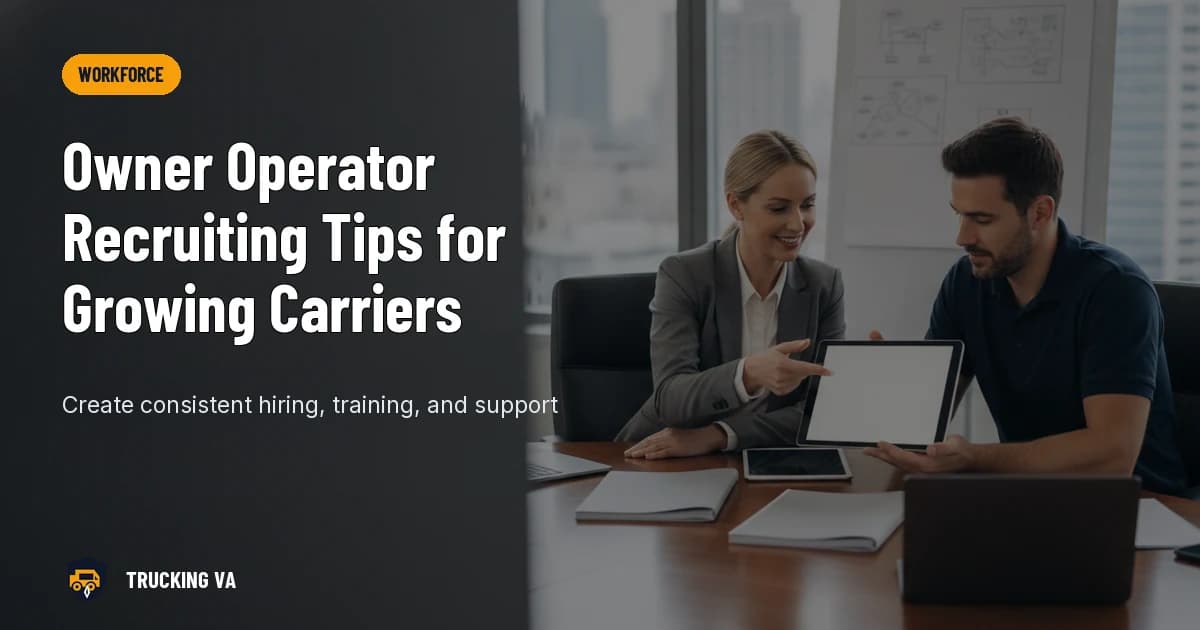 Owner Operator Recruiting Tips for Growing Carriers trucking guide thumbnail