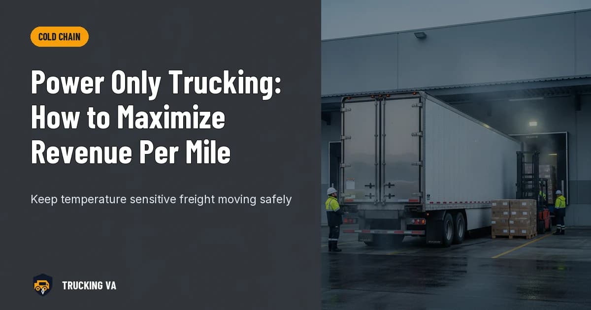 Power Only Trucking: How to Maximize Revenue Per Mile trucking guide thumbnail