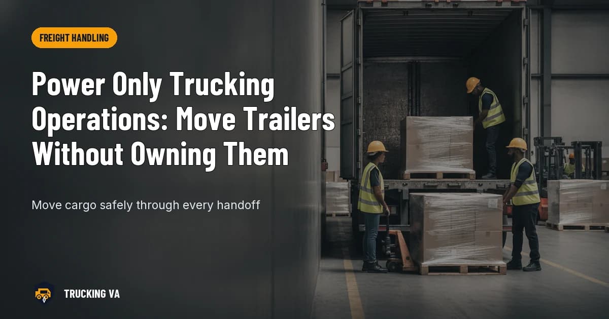 Power Only Trucking Operations: Move Trailers Without Owning Them trucking guide thumbnail