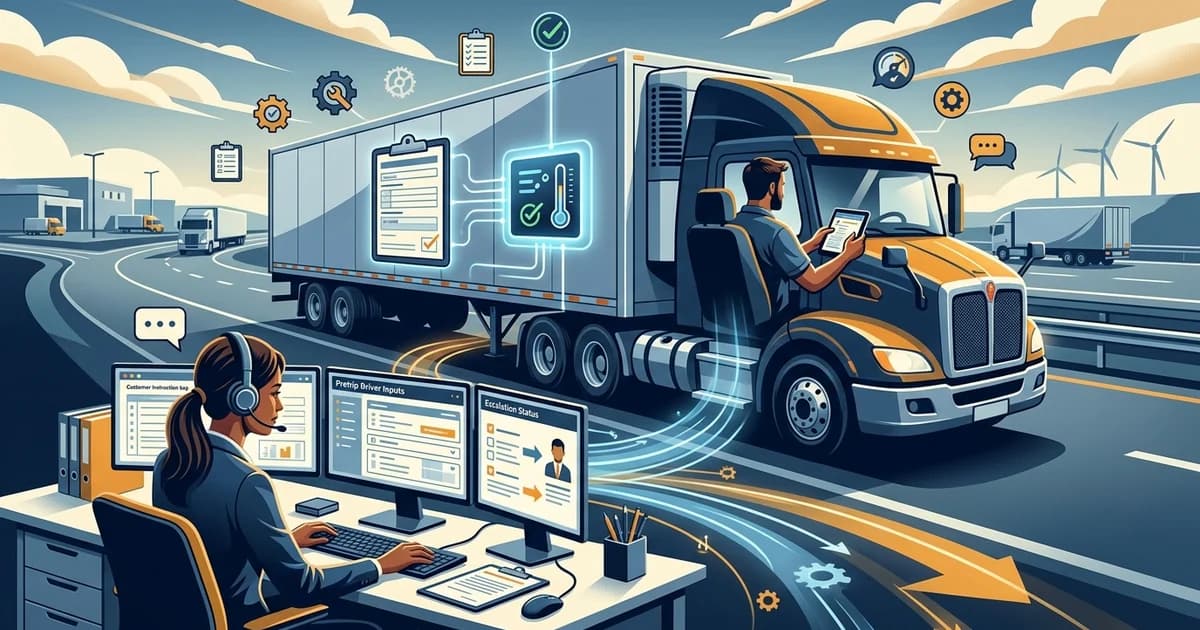 Building a Reefer Pretrip Setpoint Confirmation Record trucking guide thumbnail