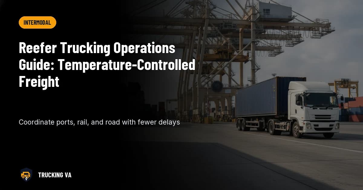 Reefer Trucking Operations Guide: Temperature-Controlled Freight trucking guide thumbnail