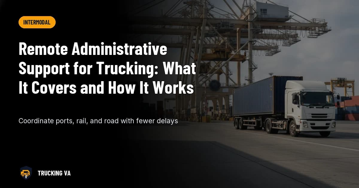 Remote Administrative Support for Trucking: What It Covers and How It Works trucking guide thumbnail