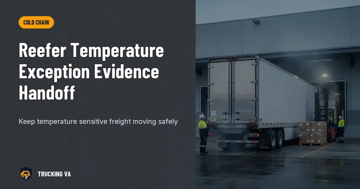 Reefer Temperature Exception Evidence Handoff trucking guide thumbnail