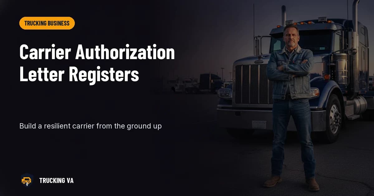 Carrier Authorization Letter Registers trucking guide thumbnail