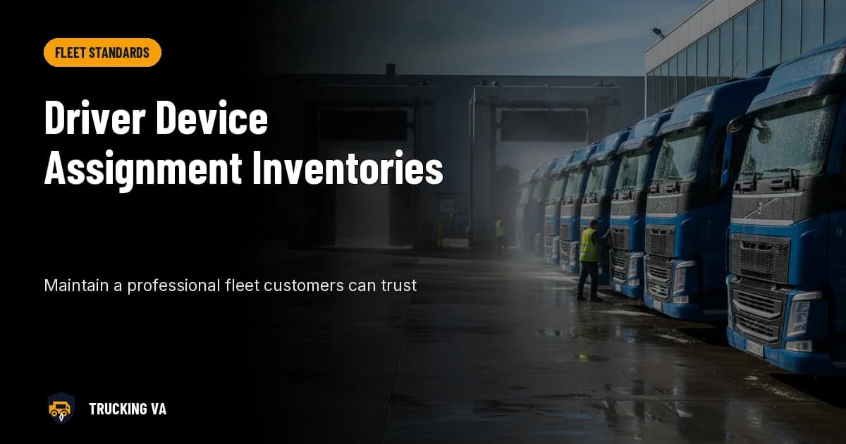 Driver Device Assignment Inventories trucking guide thumbnail