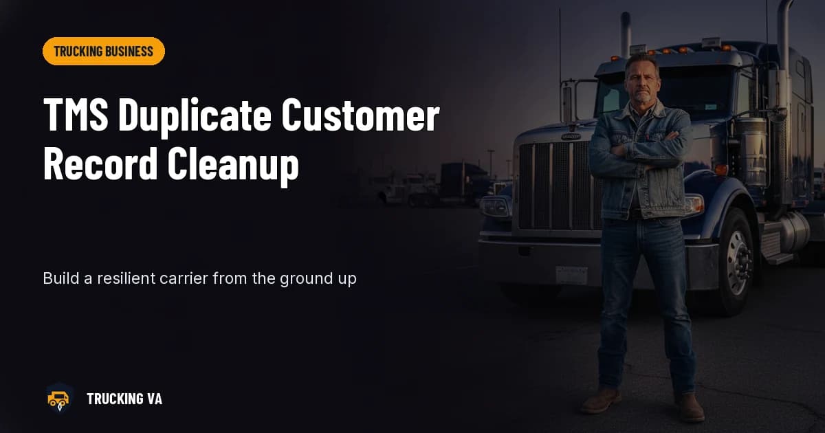 TMS Duplicate Customer Record Cleanup trucking guide thumbnail