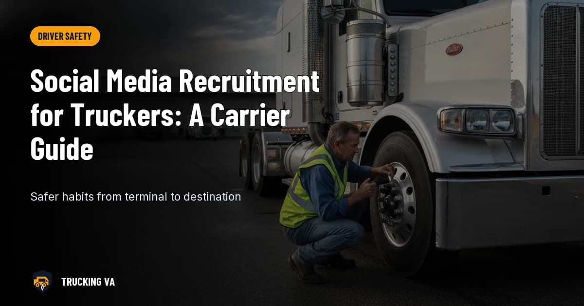 Social Media Recruitment for Truckers: A Carrier Guide trucking guide thumbnail