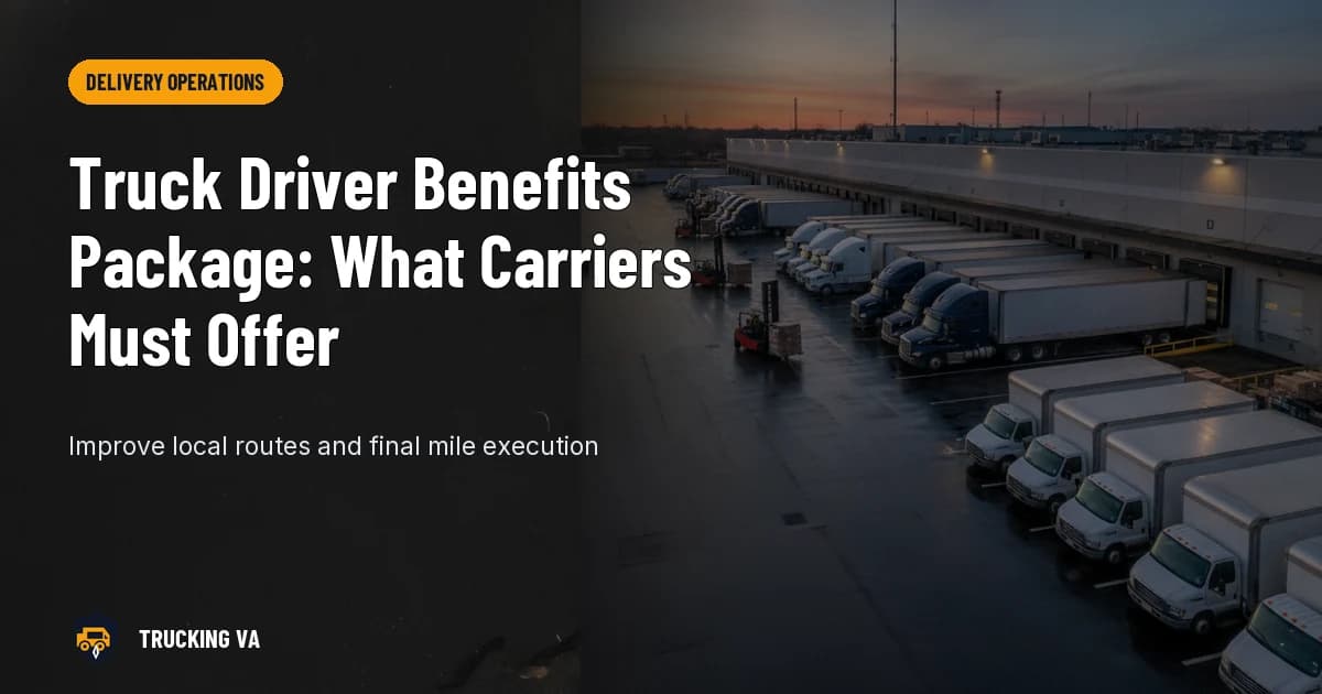 Truck Driver Benefits Package: What Carriers Must Offer trucking guide thumbnail