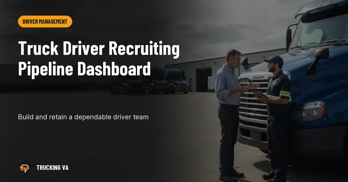 Truck Driver Recruiting Pipeline Dashboard trucking guide thumbnail