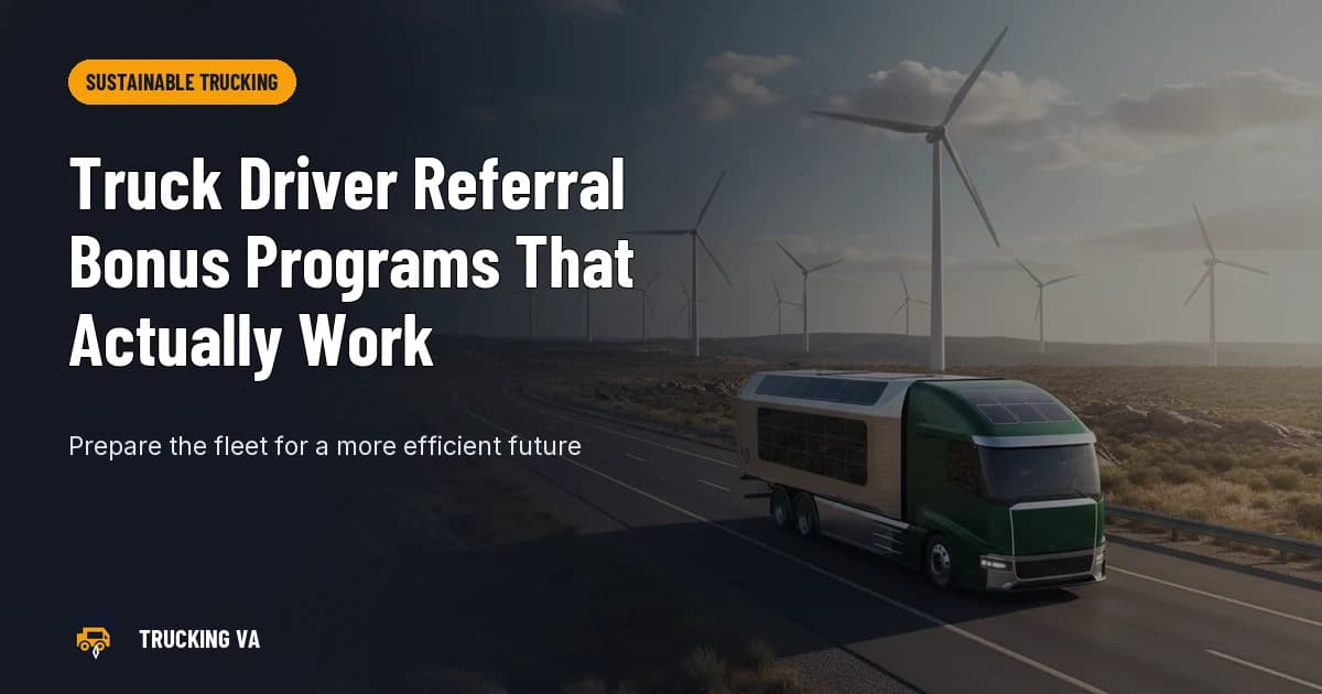 Truck Driver Referral Bonus Programs That Actually Work trucking guide thumbnail