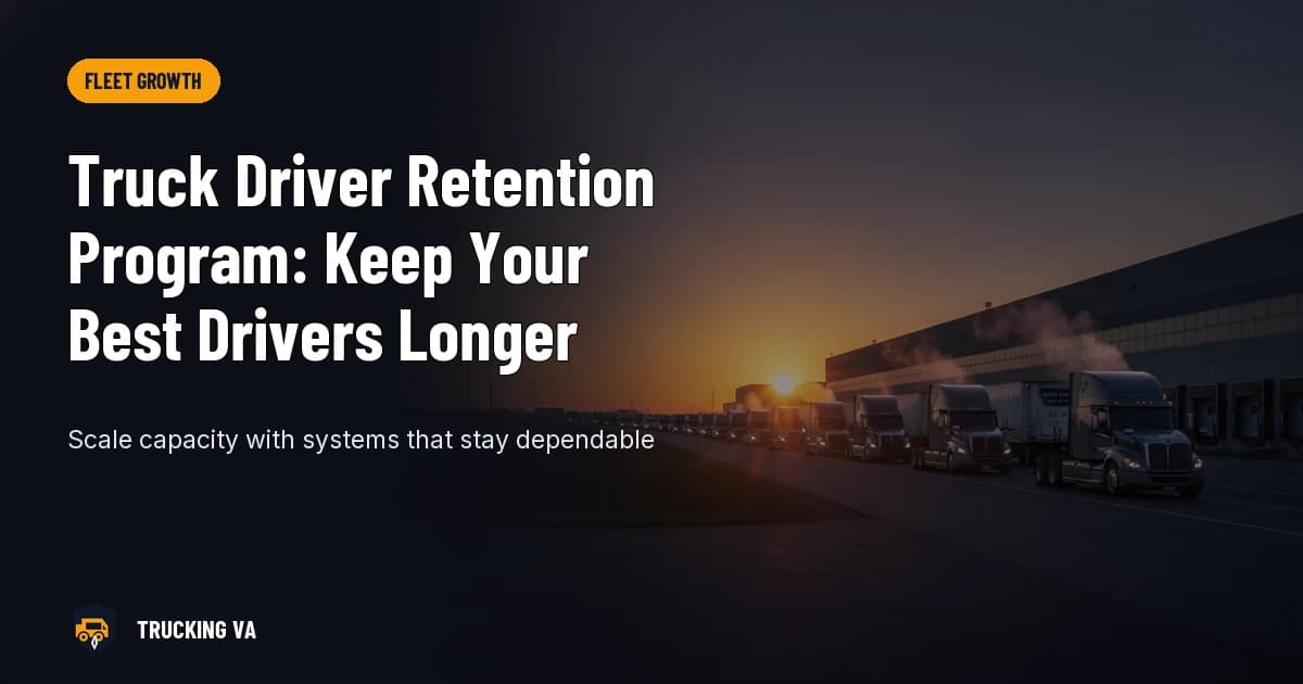 Truck Driver Retention Program: Keep Your Best Drivers Longer trucking guide thumbnail