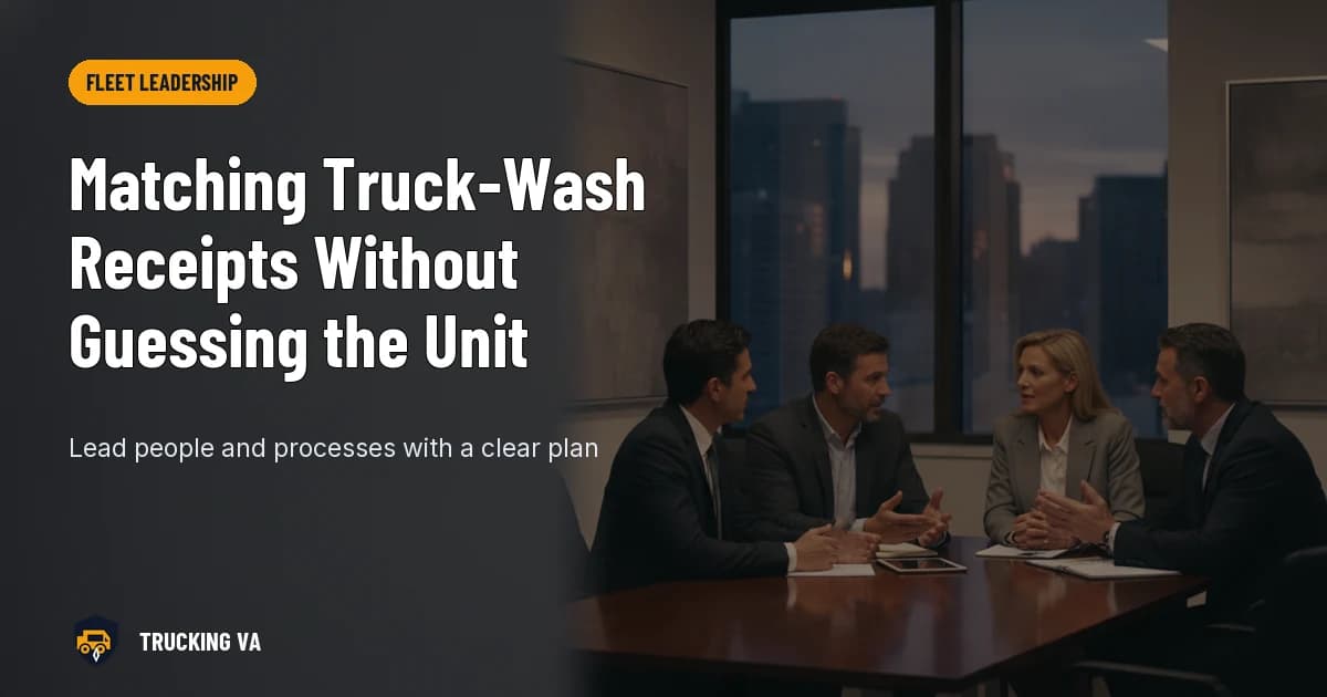 Matching Truck-Wash Receipts Without Guessing the Unit trucking guide thumbnail
