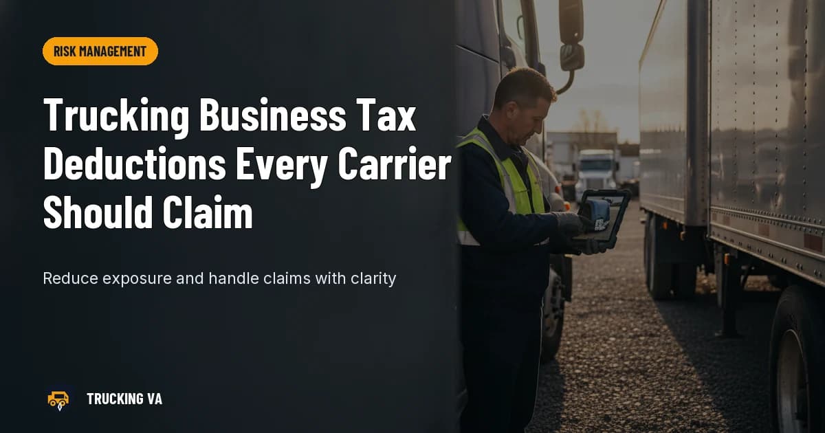 Trucking Business Tax Deductions Every Carrier Should Claim trucking guide thumbnail