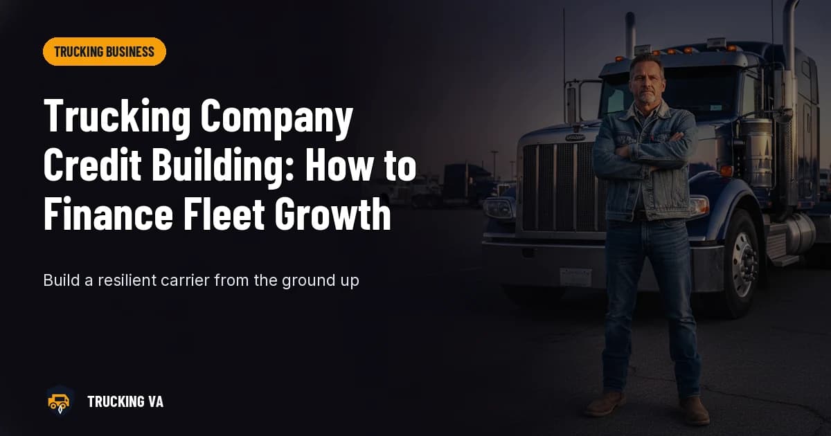Trucking Company Credit Building: How to Finance Fleet Growth trucking guide thumbnail