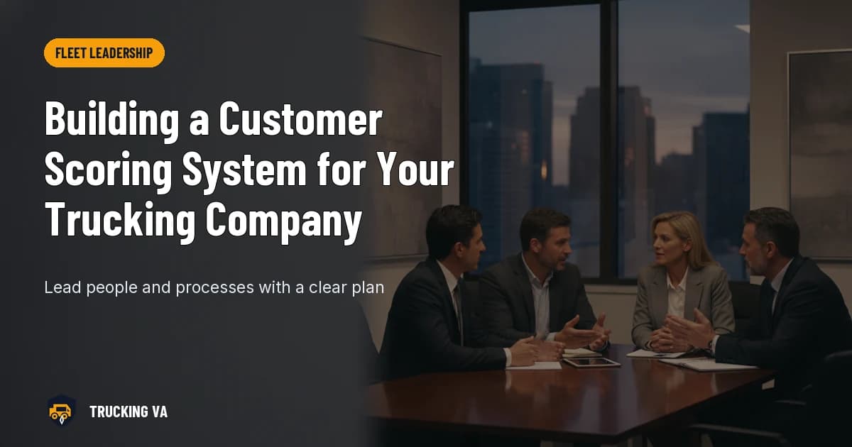Building a Customer Scoring System for Your Trucking Company trucking guide thumbnail