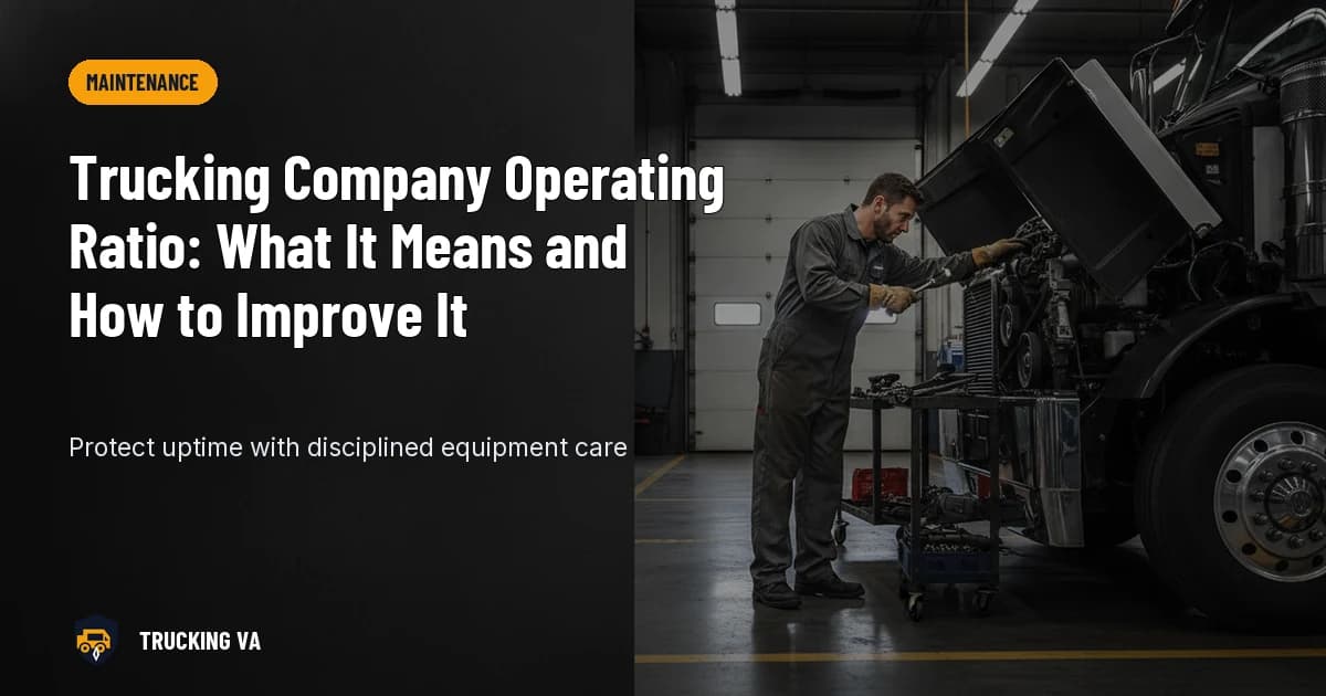 Trucking Company Operating Ratio: What It Means and How to Improve It trucking guide thumbnail