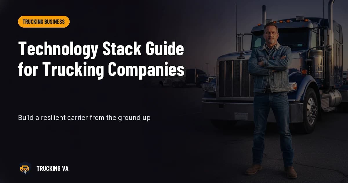 Technology Stack Guide for Trucking Companies trucking guide thumbnail