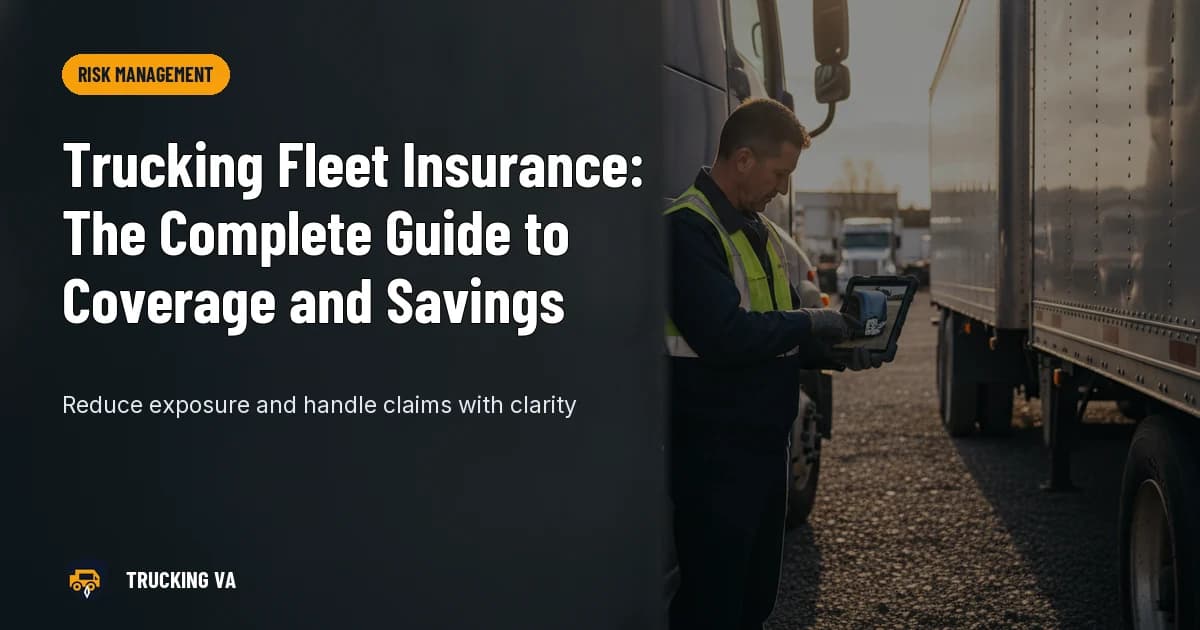 Trucking Fleet Insurance: The Complete Guide to Coverage and Savings trucking guide thumbnail