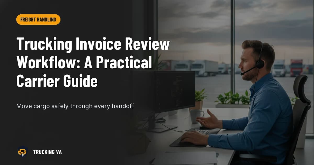 Trucking Invoice Review Workflow: A Practical Carrier Guide trucking guide thumbnail