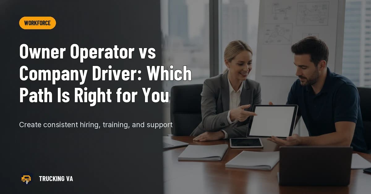 Owner Operator vs Company Driver: Which Path Is Right for You trucking guide thumbnail