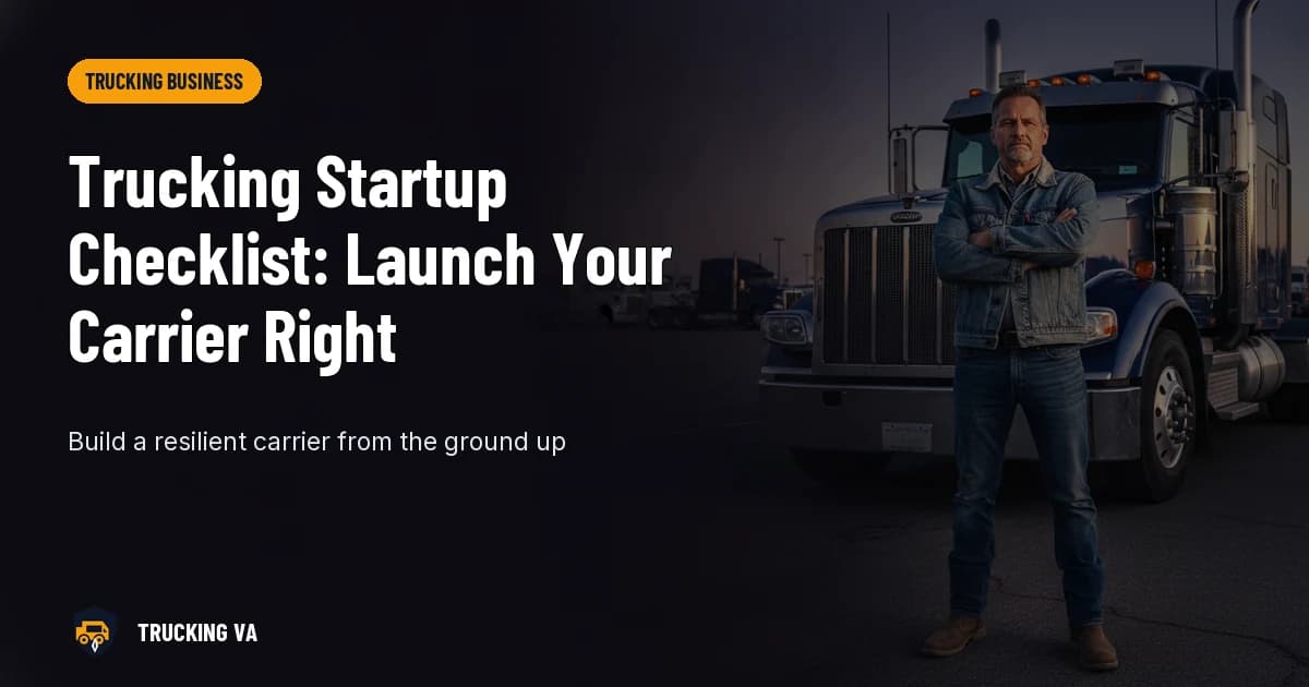 Trucking Startup Checklist: Launch Your Carrier Right trucking guide thumbnail