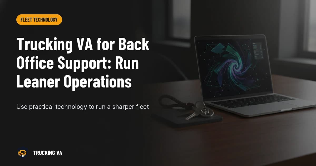 Trucking VA for Back Office Support: Run Leaner Operations trucking guide thumbnail
