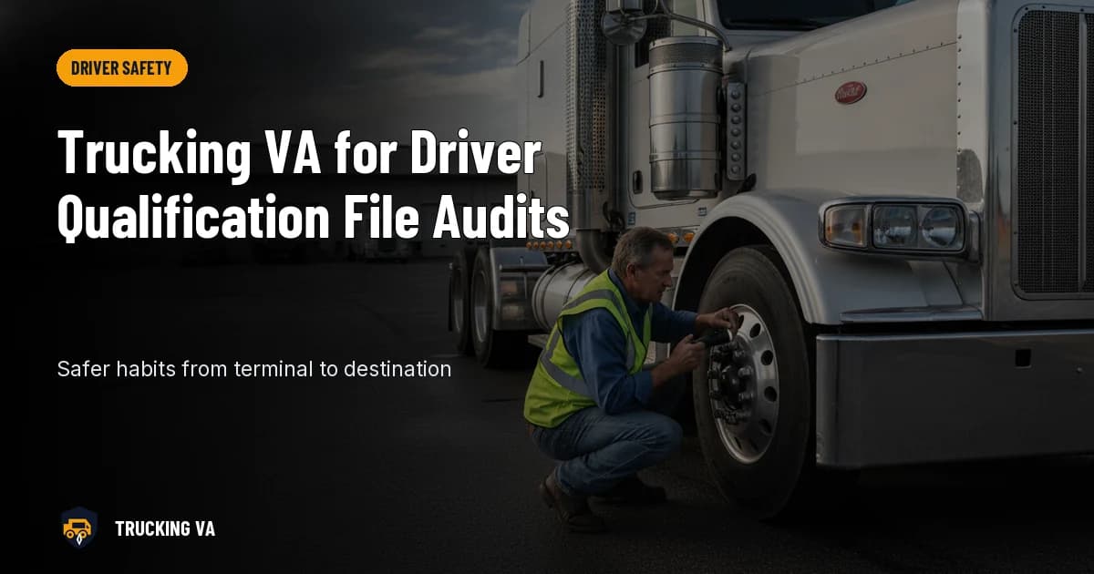 Trucking VA for Driver Qualification File Audits trucking guide thumbnail