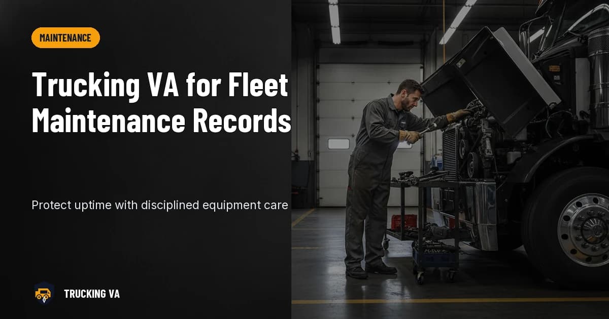 Trucking VA for Fleet Maintenance Records trucking guide thumbnail
