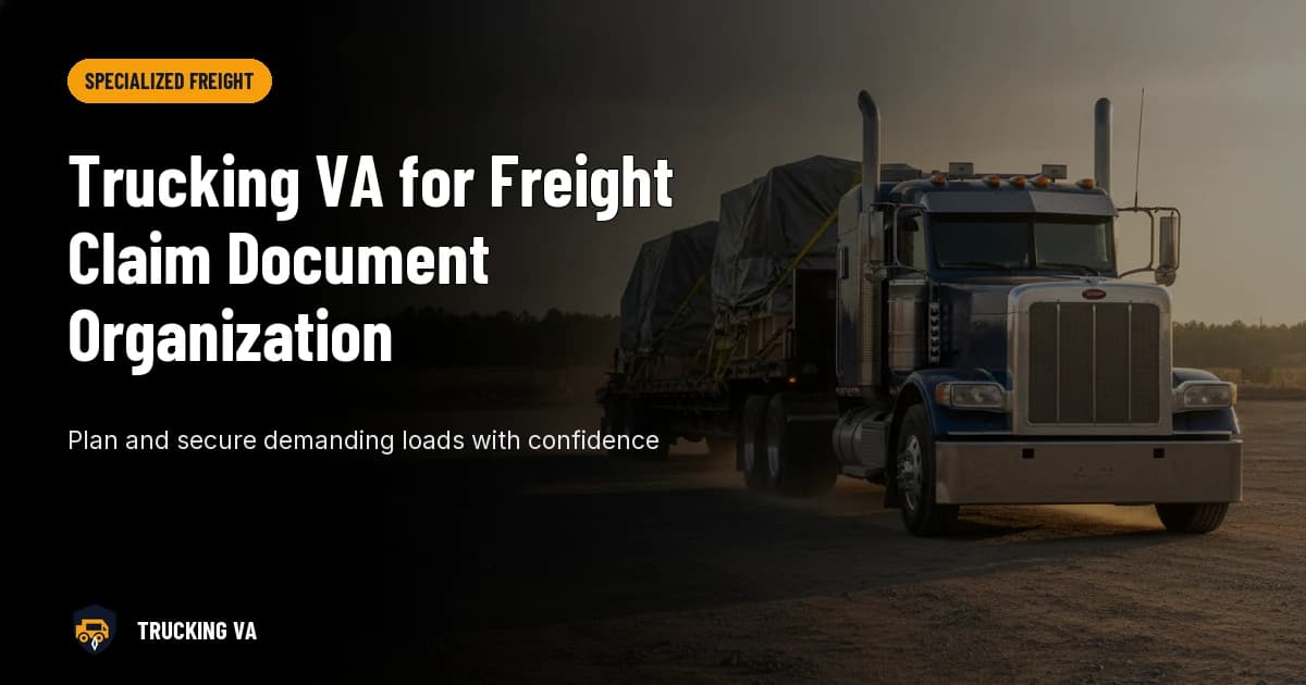 Trucking VA for Freight Claim Document Organization trucking guide thumbnail