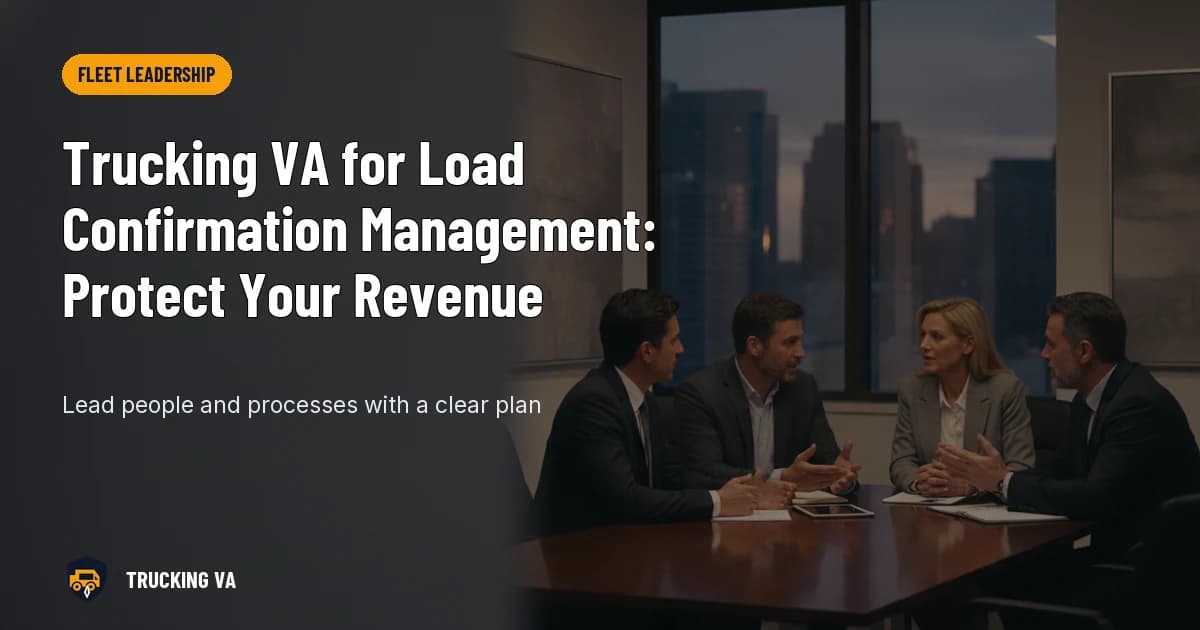 Trucking VA for Load Confirmation Management: Protect Your Revenue trucking guide thumbnail