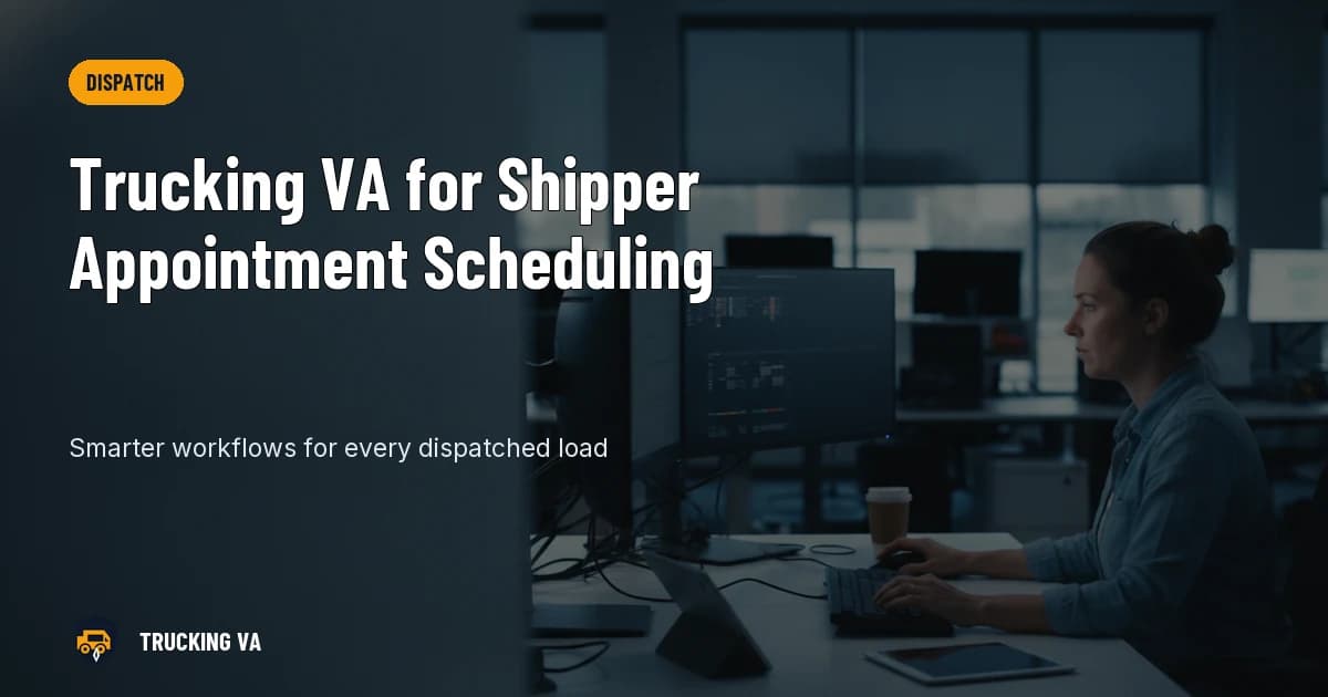 Trucking VA for Shipper Appointment Scheduling trucking guide thumbnail