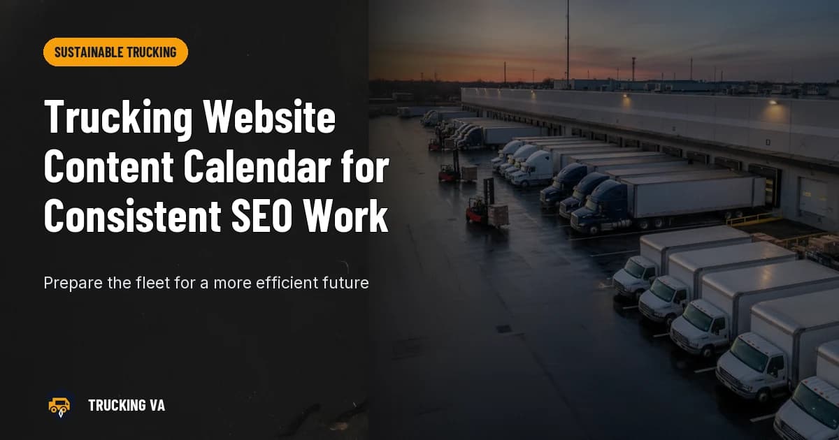 Trucking Website Content Calendar for Consistent SEO Work trucking guide thumbnail