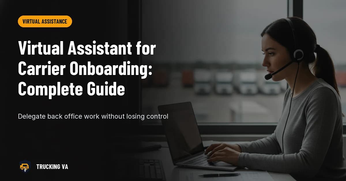 Virtual Assistant for Carrier Onboarding: Complete Guide trucking guide thumbnail