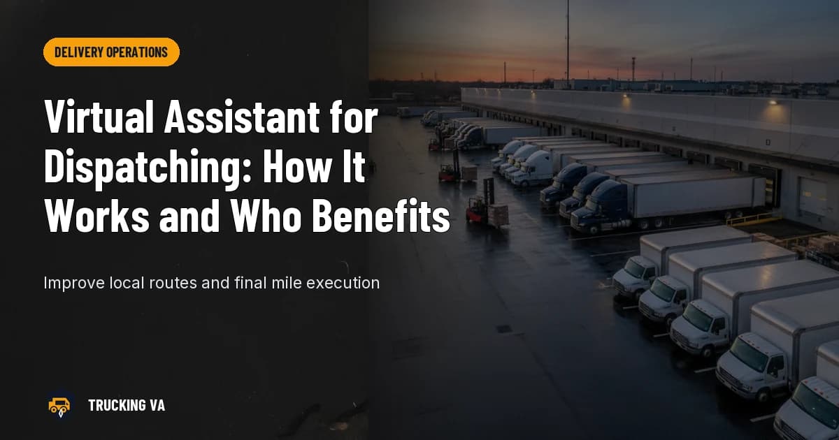 Virtual Assistant for Dispatching: How It Works and Who Benefits trucking guide thumbnail
